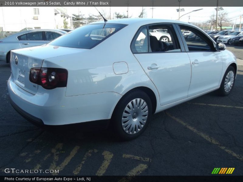 Candy White / Titan Black 2010 Volkswagen Jetta S Sedan