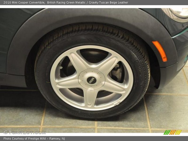 British Racing Green Metallic / Gravity Tuscan Beige Leather 2010 Mini Cooper Convertible