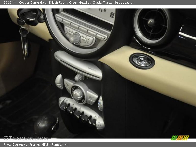 British Racing Green Metallic / Gravity Tuscan Beige Leather 2010 Mini Cooper Convertible