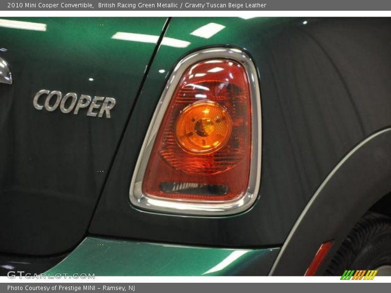 British Racing Green Metallic / Gravity Tuscan Beige Leather 2010 Mini Cooper Convertible