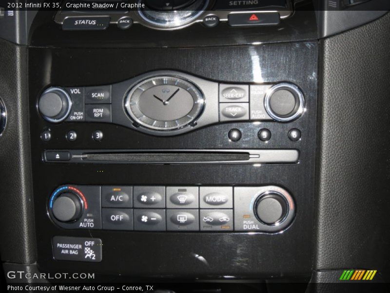 Controls of 2012 FX 35