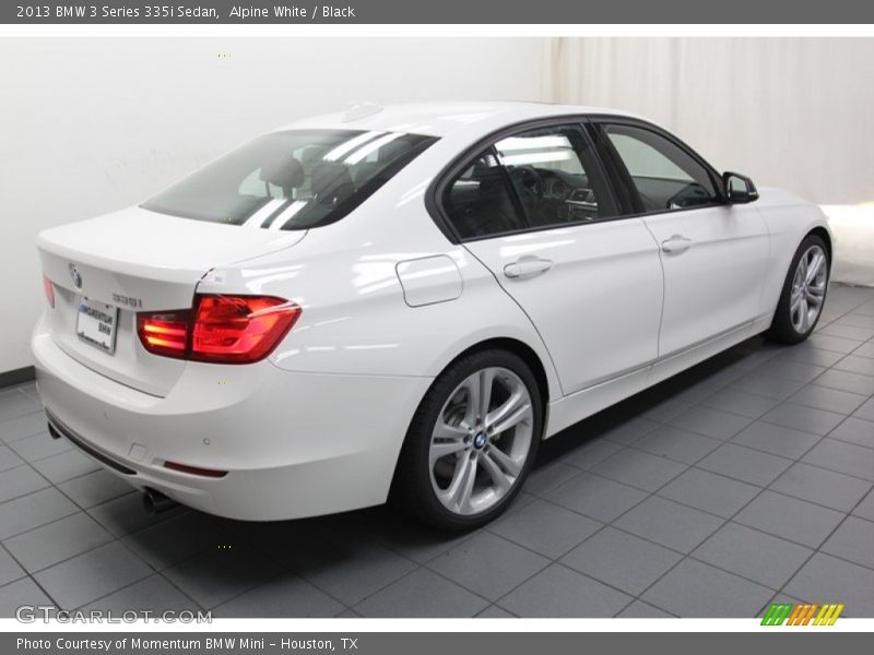 Alpine White / Black 2013 BMW 3 Series 335i Sedan