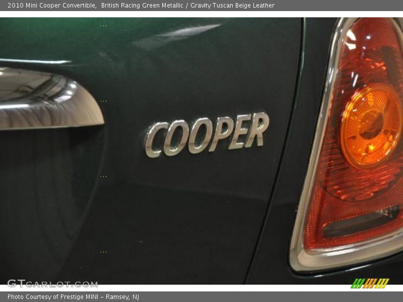 British Racing Green Metallic / Gravity Tuscan Beige Leather 2010 Mini Cooper Convertible