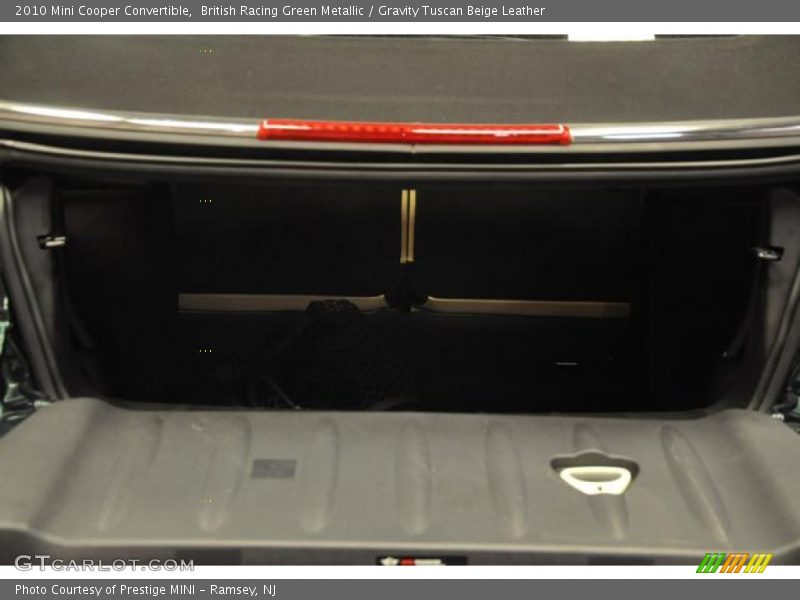 British Racing Green Metallic / Gravity Tuscan Beige Leather 2010 Mini Cooper Convertible