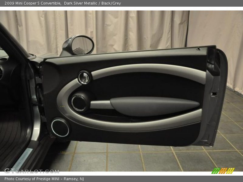 Dark Silver Metallic / Black/Grey 2009 Mini Cooper S Convertible