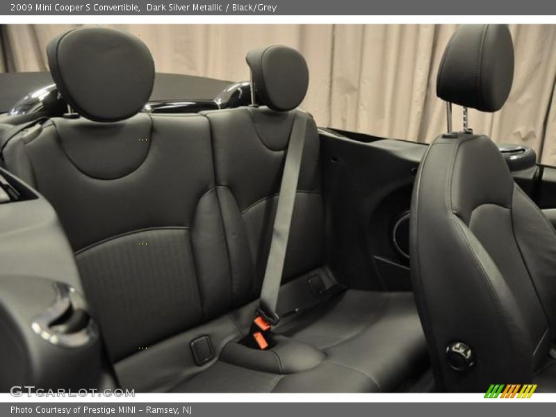 Dark Silver Metallic / Black/Grey 2009 Mini Cooper S Convertible