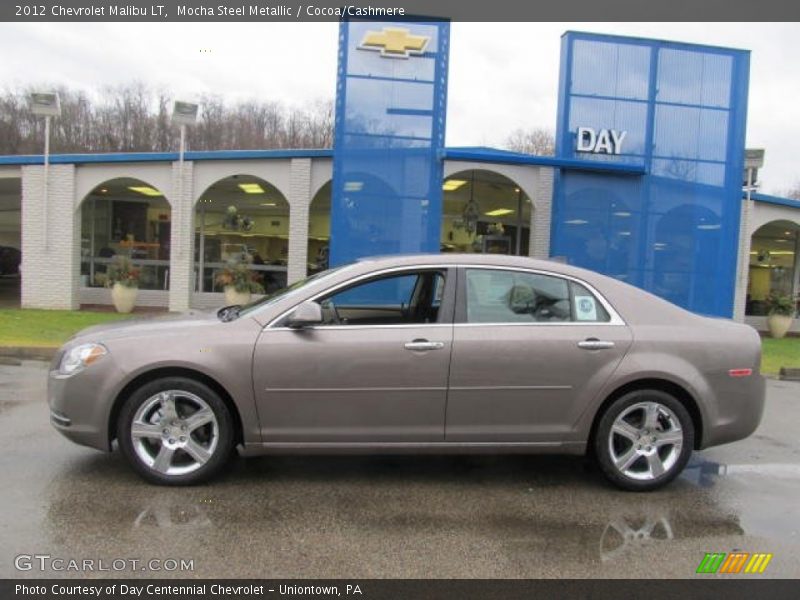 Mocha Steel Metallic / Cocoa/Cashmere 2012 Chevrolet Malibu LT