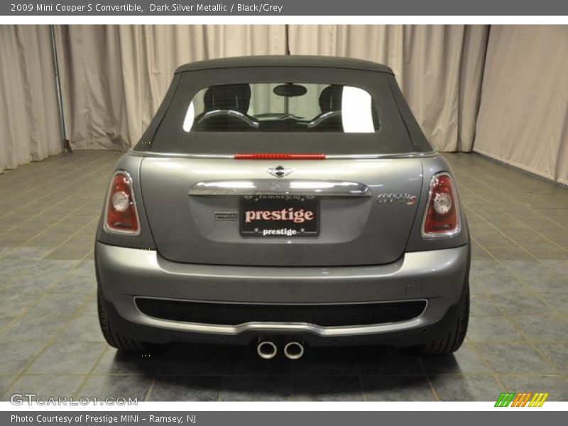 Dark Silver Metallic / Black/Grey 2009 Mini Cooper S Convertible