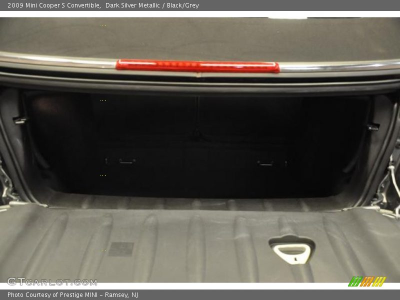 Dark Silver Metallic / Black/Grey 2009 Mini Cooper S Convertible