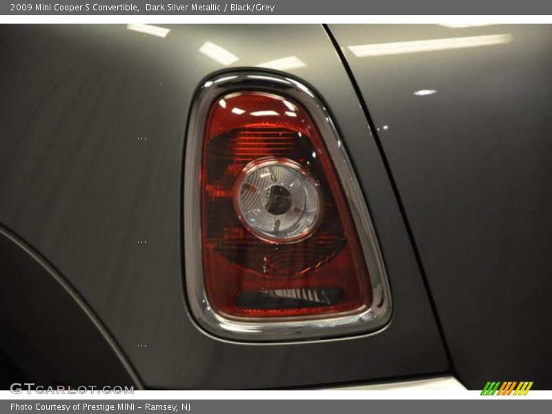 Dark Silver Metallic / Black/Grey 2009 Mini Cooper S Convertible