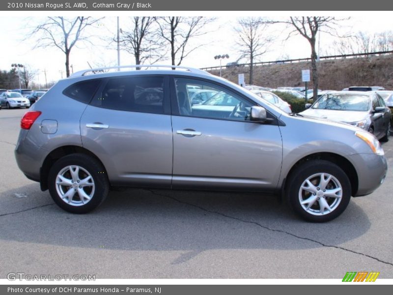 Gotham Gray / Black 2010 Nissan Rogue SL AWD