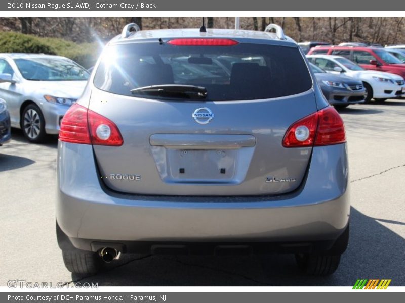 Gotham Gray / Black 2010 Nissan Rogue SL AWD