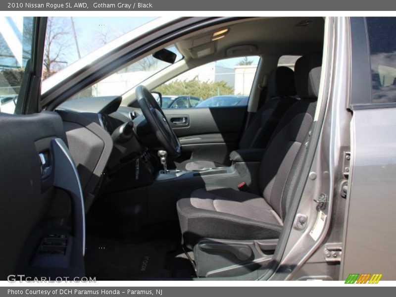 Gotham Gray / Black 2010 Nissan Rogue SL AWD