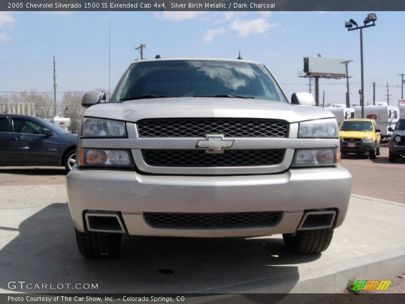 Silver Birch Metallic / Dark Charcoal 2005 Chevrolet Silverado 1500 SS Extended Cab 4x4