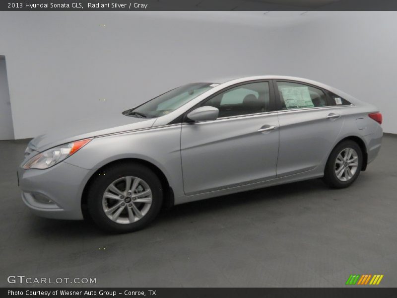 Radiant Silver / Gray 2013 Hyundai Sonata GLS