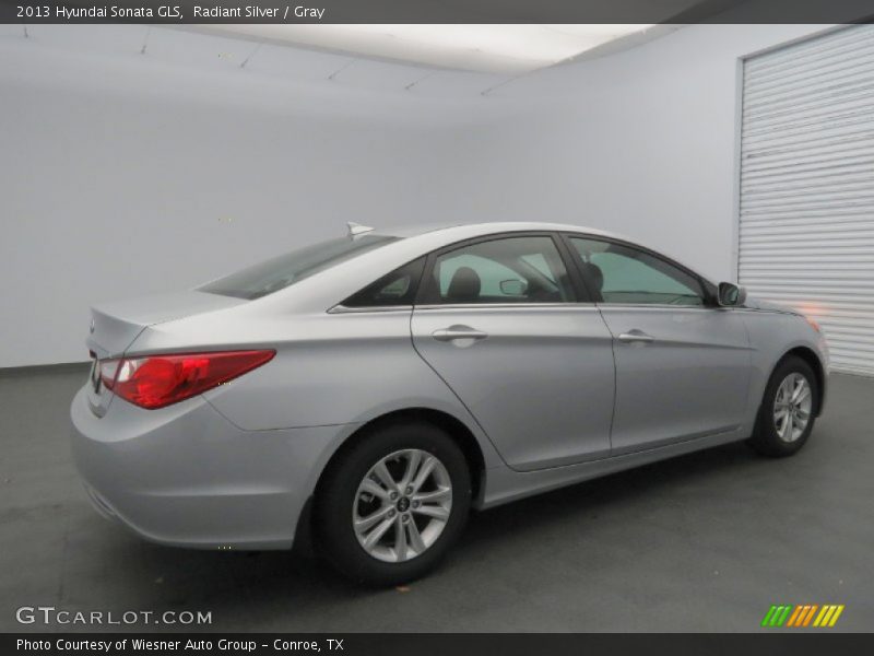 Radiant Silver / Gray 2013 Hyundai Sonata GLS