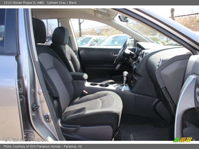 Gotham Gray / Black 2010 Nissan Rogue SL AWD