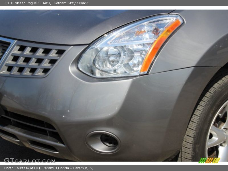 Gotham Gray / Black 2010 Nissan Rogue SL AWD