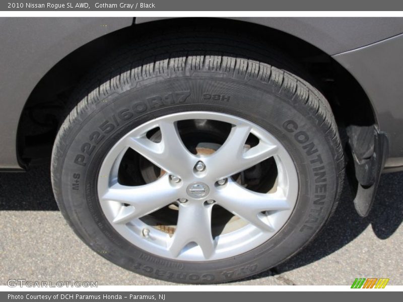 Gotham Gray / Black 2010 Nissan Rogue SL AWD