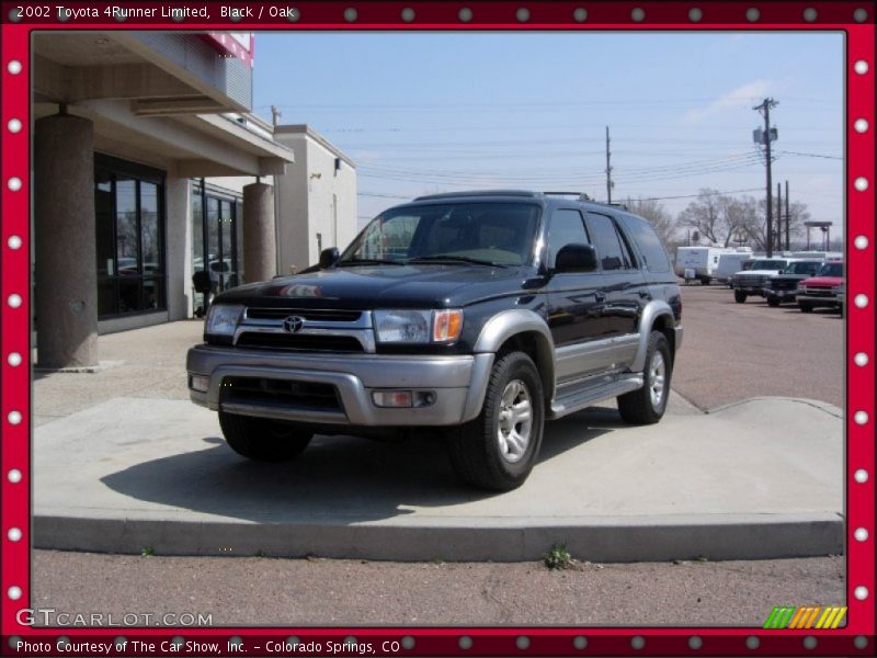Black / Oak 2002 Toyota 4Runner Limited