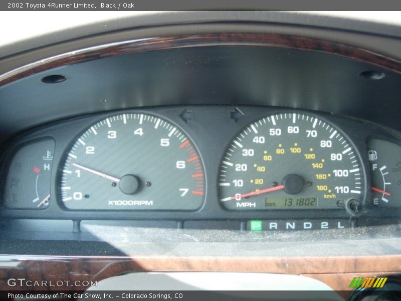 Black / Oak 2002 Toyota 4Runner Limited