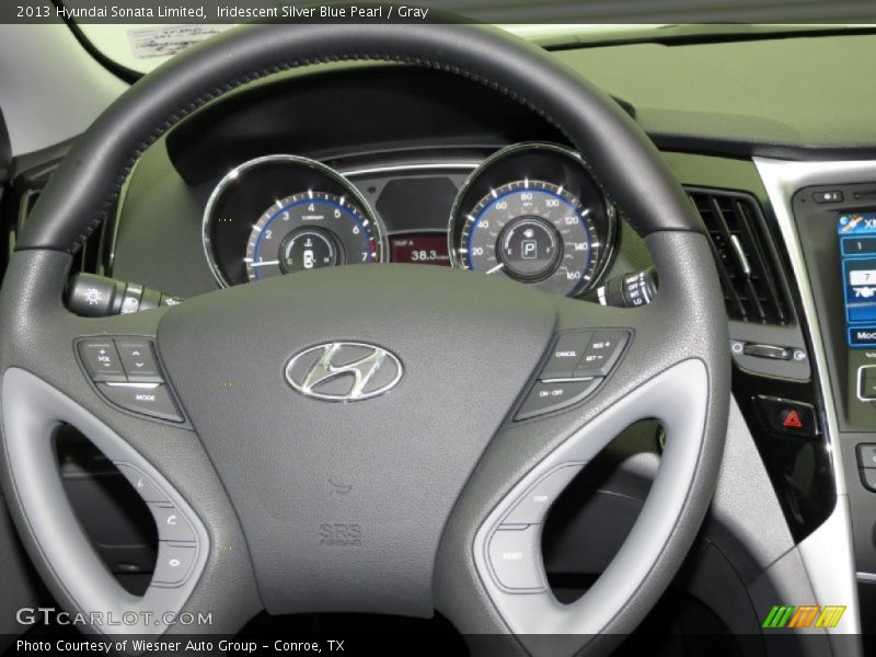 Iridescent Silver Blue Pearl / Gray 2013 Hyundai Sonata Limited