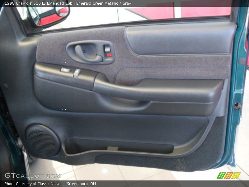 Emerald Green Metallic / Gray 1998 Chevrolet S10 LS Extended Cab