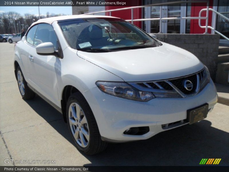 Pearl White / Cashmere/Beige 2014 Nissan Murano CrossCabriolet AWD