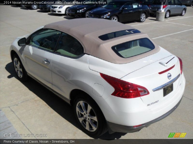 Pearl White / Cashmere/Beige 2014 Nissan Murano CrossCabriolet AWD