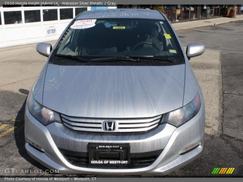 Alabaster Silver Metallic / Gray 2010 Honda Insight Hybrid LX