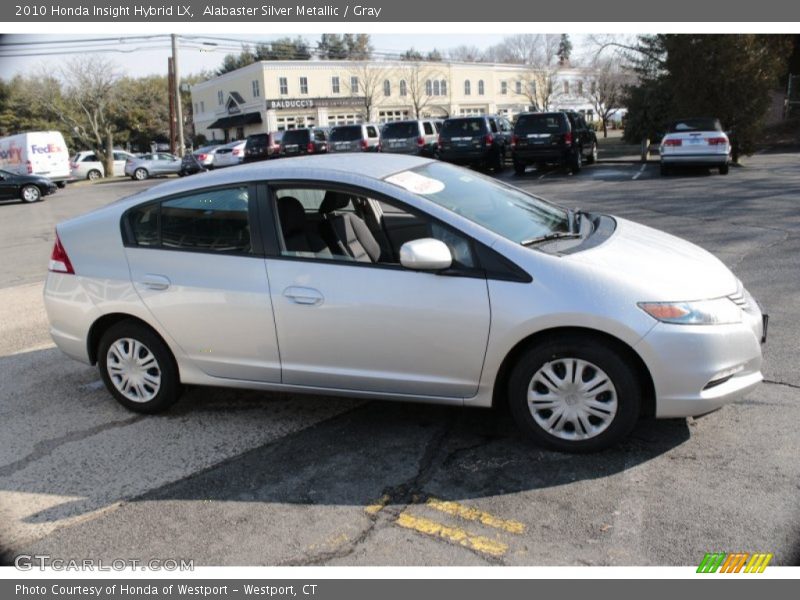 Alabaster Silver Metallic / Gray 2010 Honda Insight Hybrid LX