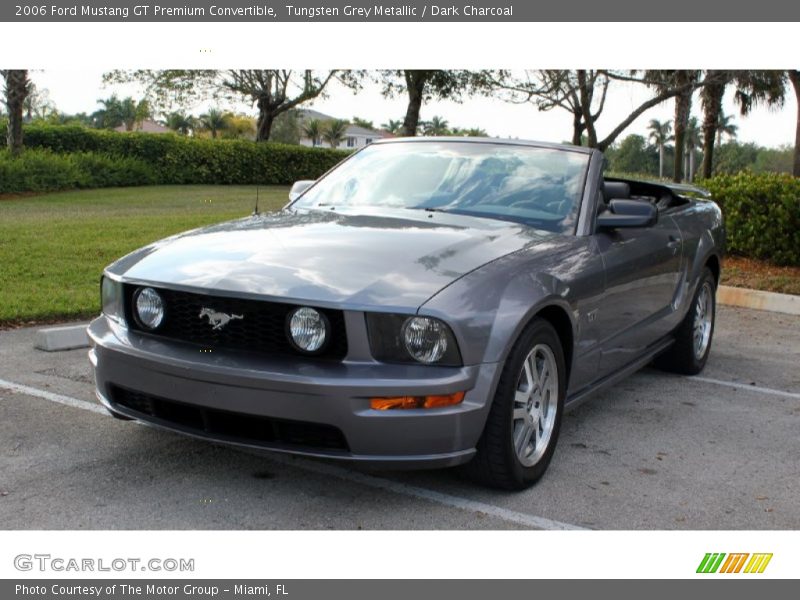 Tungsten Grey Metallic / Dark Charcoal 2006 Ford Mustang GT Premium Convertible