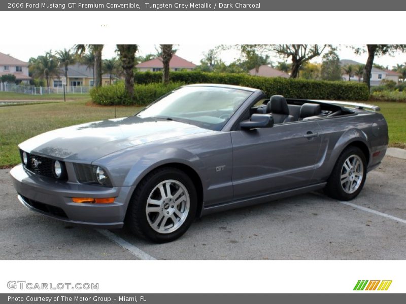 Tungsten Grey Metallic / Dark Charcoal 2006 Ford Mustang GT Premium Convertible
