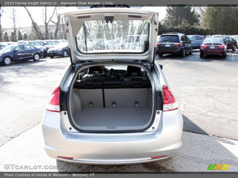 Alabaster Silver Metallic / Gray 2010 Honda Insight Hybrid LX