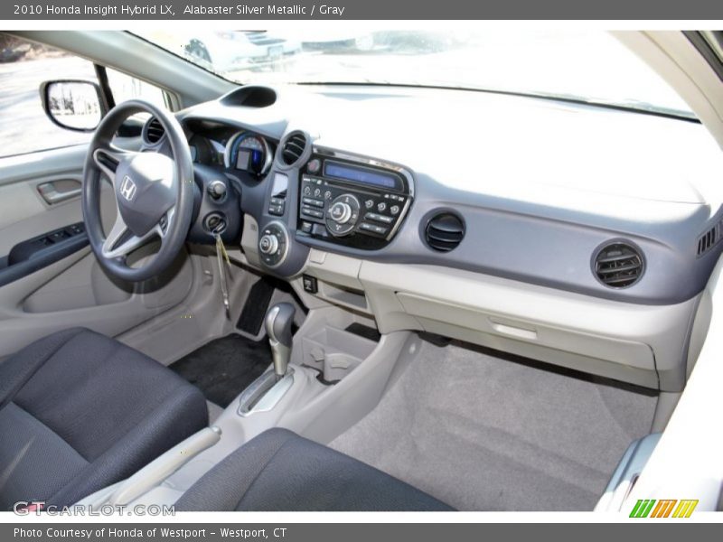 Alabaster Silver Metallic / Gray 2010 Honda Insight Hybrid LX