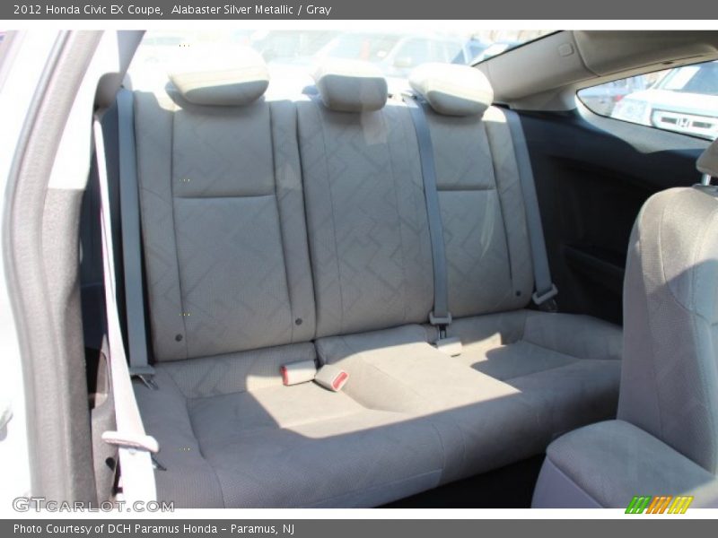 Alabaster Silver Metallic / Gray 2012 Honda Civic EX Coupe
