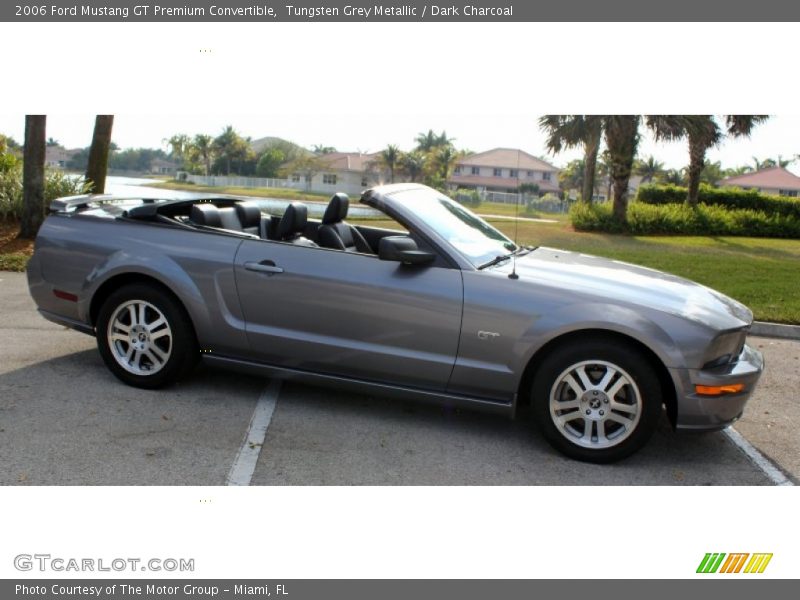 Tungsten Grey Metallic / Dark Charcoal 2006 Ford Mustang GT Premium Convertible