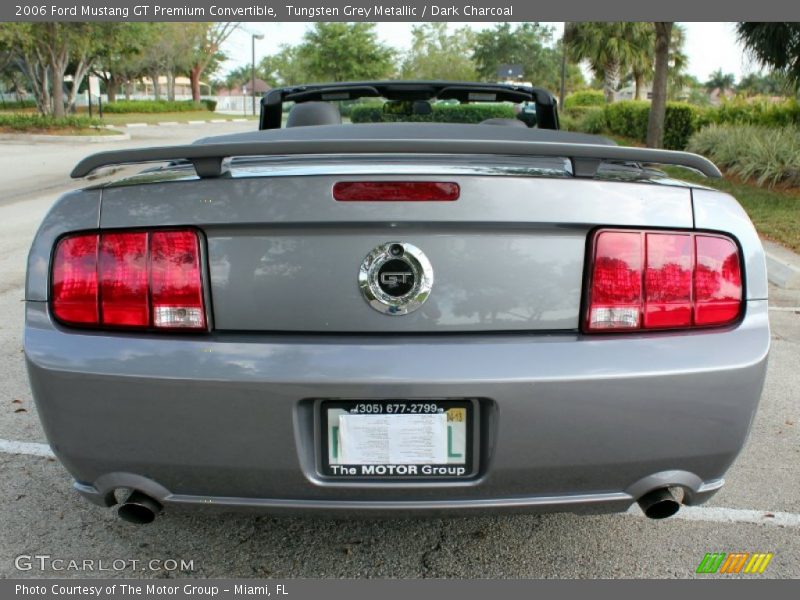 Tungsten Grey Metallic / Dark Charcoal 2006 Ford Mustang GT Premium Convertible