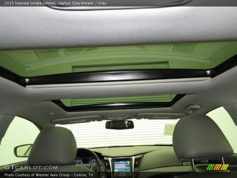 Harbor Gray Metallic / Gray 2013 Hyundai Sonata Limited