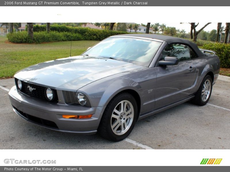 Tungsten Grey Metallic / Dark Charcoal 2006 Ford Mustang GT Premium Convertible