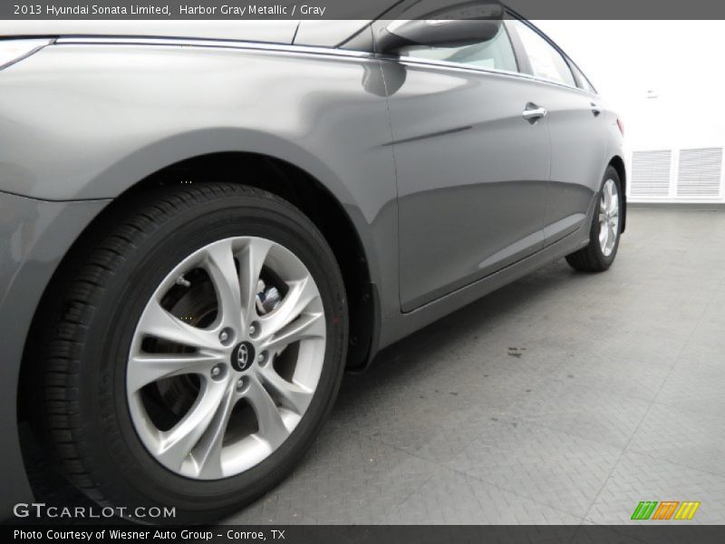 Harbor Gray Metallic / Gray 2013 Hyundai Sonata Limited