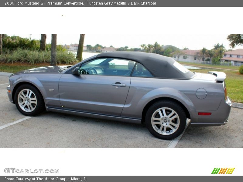 Tungsten Grey Metallic / Dark Charcoal 2006 Ford Mustang GT Premium Convertible