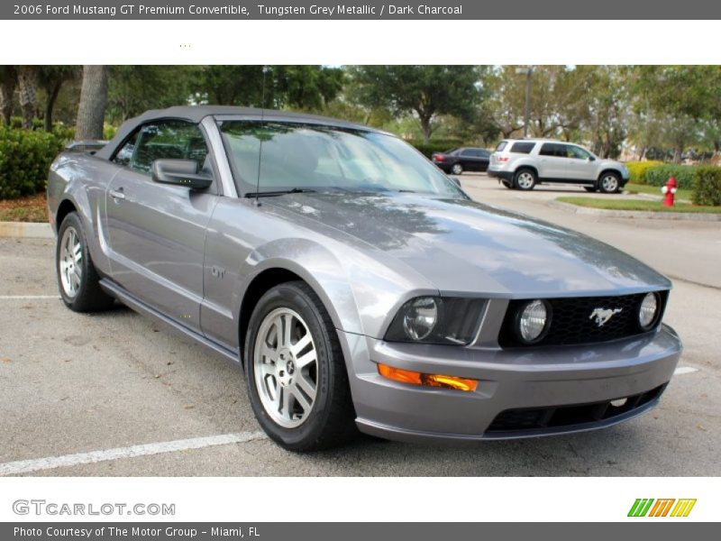 Tungsten Grey Metallic / Dark Charcoal 2006 Ford Mustang GT Premium Convertible