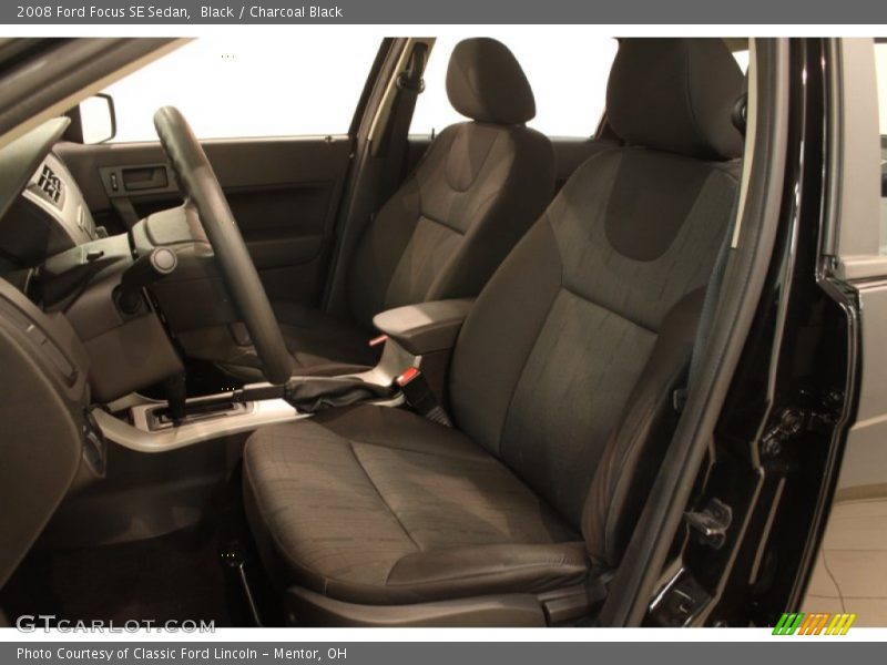 Black / Charcoal Black 2008 Ford Focus SE Sedan