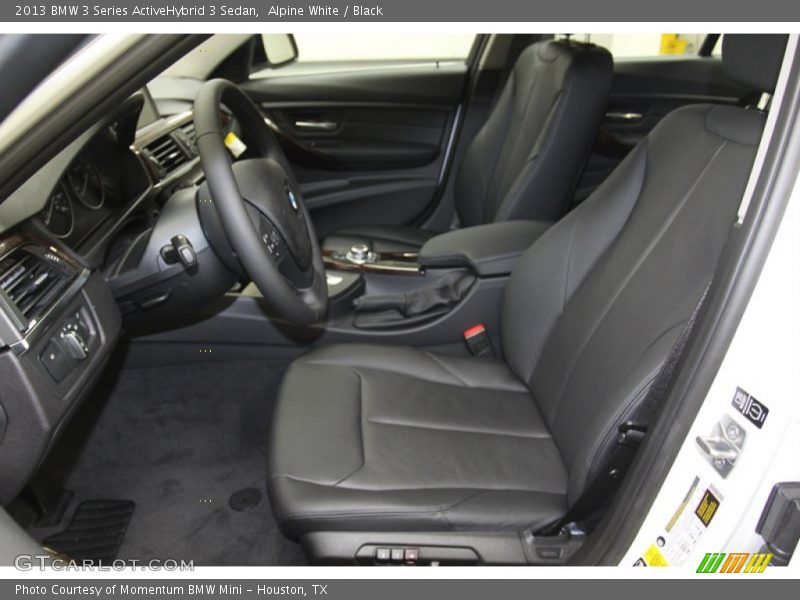  2013 3 Series ActiveHybrid 3 Sedan Black Interior