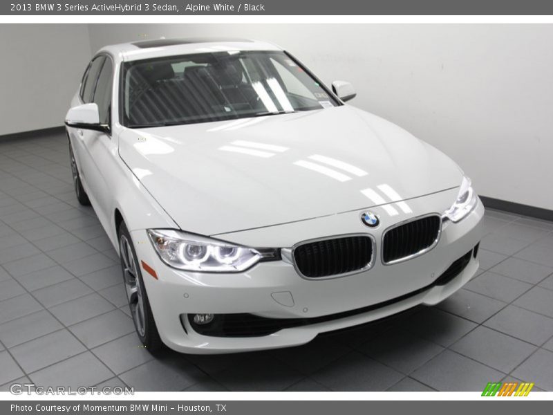 Alpine White / Black 2013 BMW 3 Series ActiveHybrid 3 Sedan
