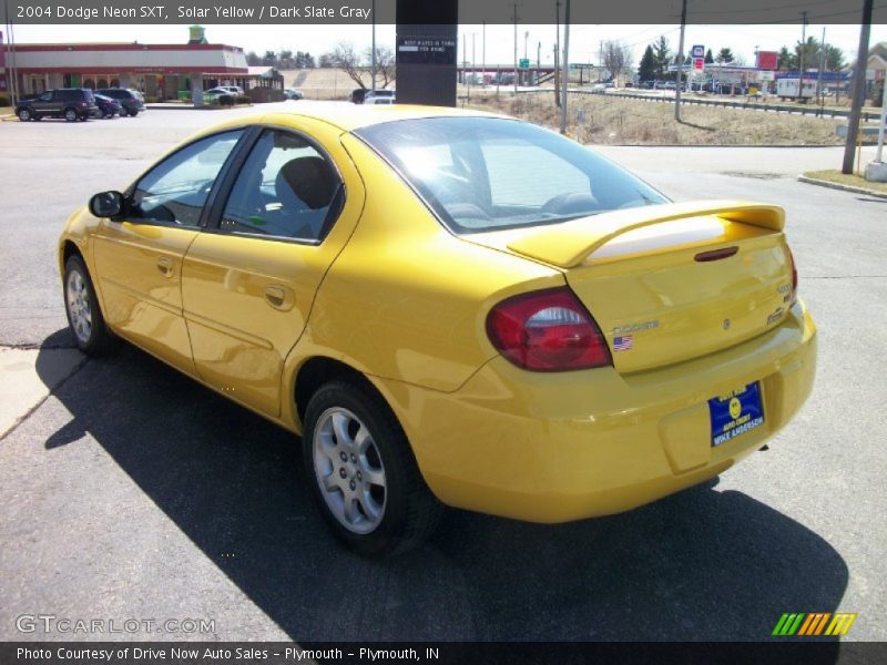 Solar Yellow / Dark Slate Gray 2004 Dodge Neon SXT