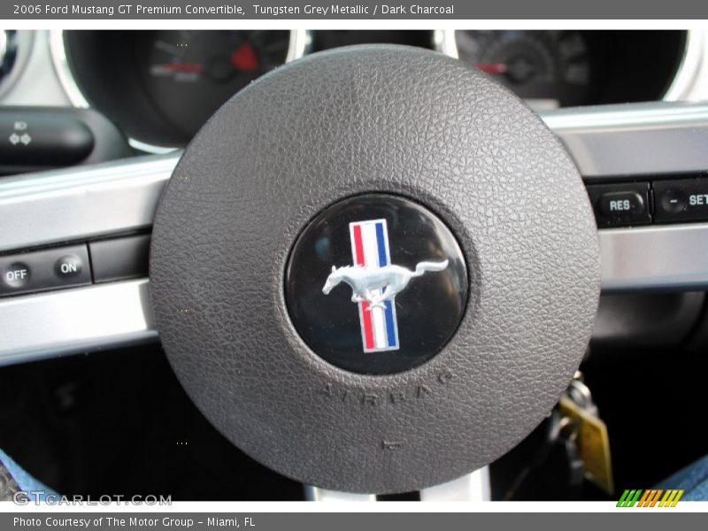 Tungsten Grey Metallic / Dark Charcoal 2006 Ford Mustang GT Premium Convertible