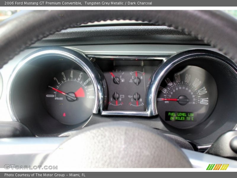 Tungsten Grey Metallic / Dark Charcoal 2006 Ford Mustang GT Premium Convertible