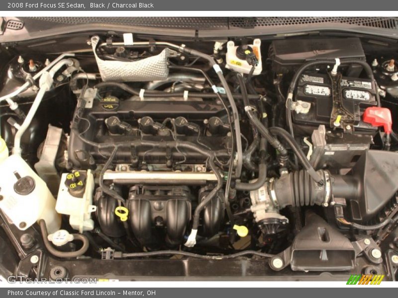 Black / Charcoal Black 2008 Ford Focus SE Sedan
